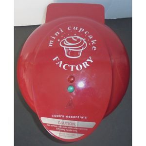 Mini Cupcake Maker Cooks Essentials Red Cupcake Maker Electric Machine QCE-980